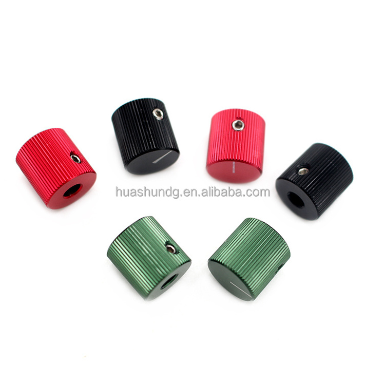 Dongguan Custom Metal Aluminum Switch Audio Knurled Guitar Volume Control Potentiometer Knobs