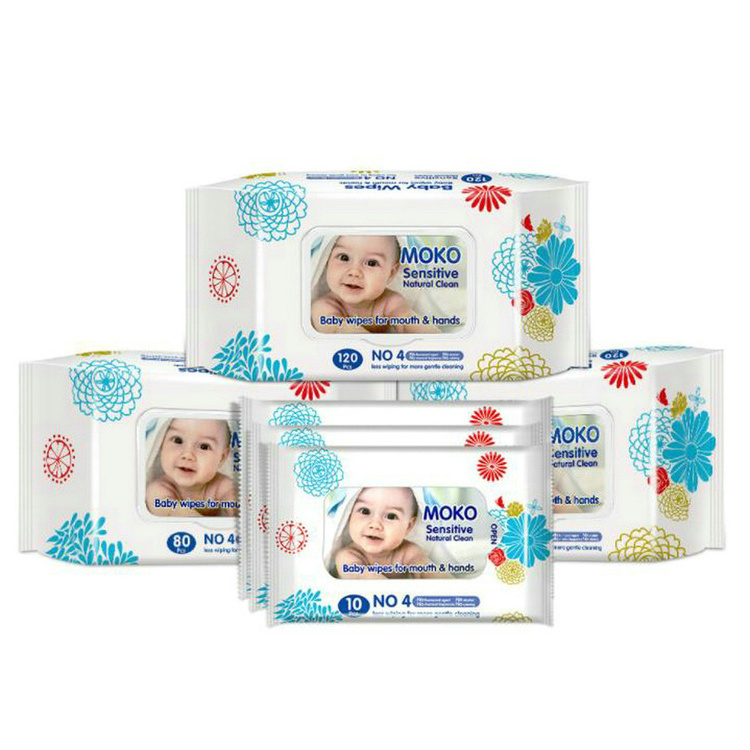 OEM Factory Private Label Wholesale Raw Material Organic Baby Wet Wipes