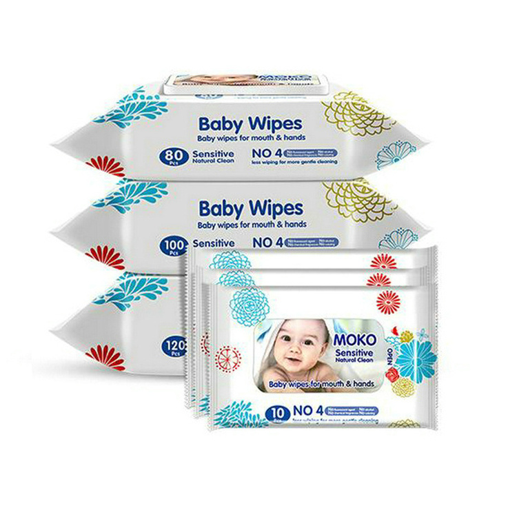 OEM Factory Private Label Wholesale Raw Material Organic Baby Wet Wipes