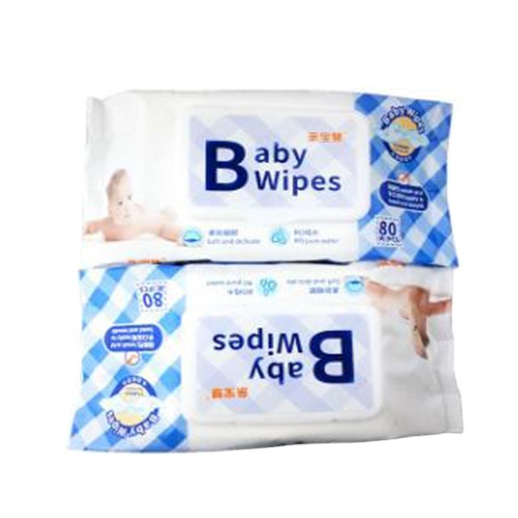 Biodegradable 80pcs OEM Bamboo Gentle Baby Wet Wipes