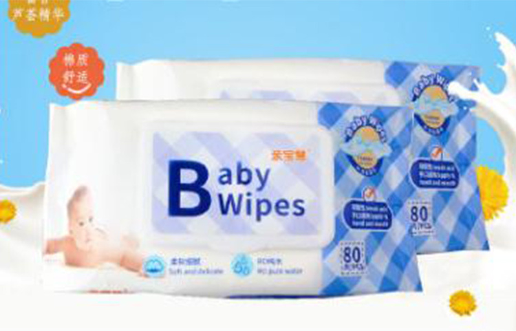 Biodegradable 80pcs OEM Bamboo Gentle Baby Wet Wipes