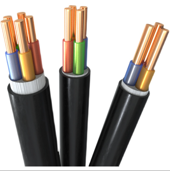 Customized Manufacturers 2 3 4 5 core 0.6/1kv cable PVC/XLPE copper three phase SWA/STA underground electrical wire power cable