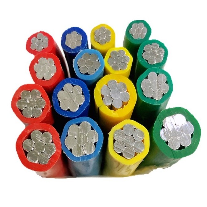 High Quality 1.5 2.5 4 6 10 mm Aluminum core Solid pvc cable wire 2.5mm electric cable electrical cables for house wiring