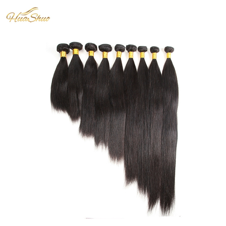 Huashuohair 24inch 100% Brazilian Hair Dropshipping Human Hair Extensions Unprocessed Virgin Mink Brazilian Hair