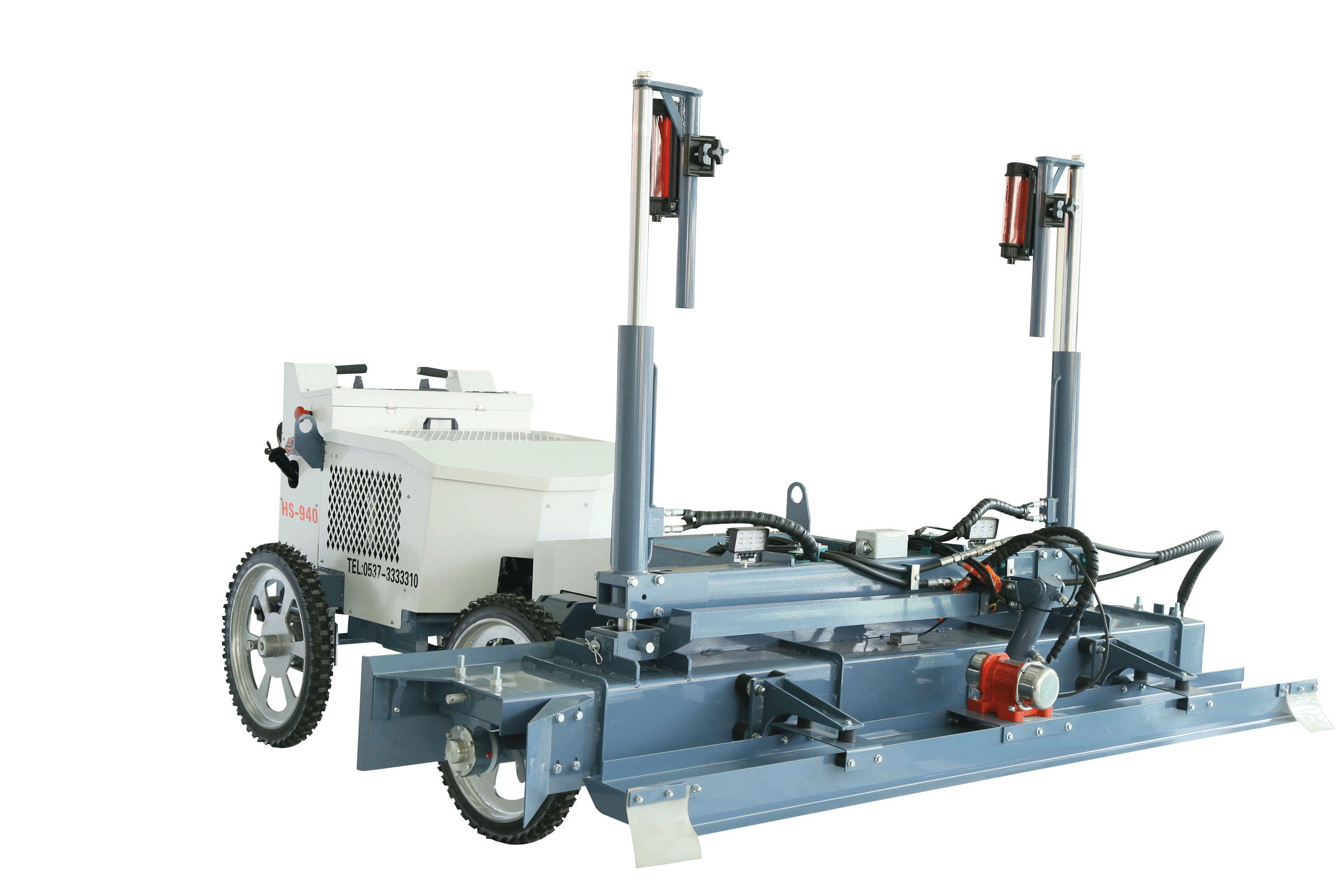 Factory wholesale 4 wheel ride-on laser screed machine for concrete screed