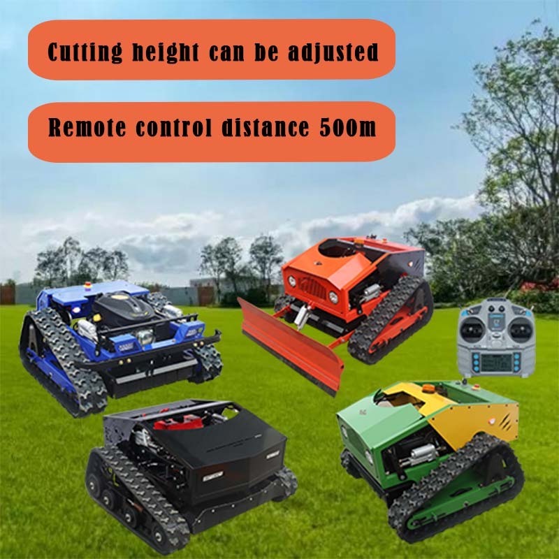 Factory Direct Sale Remote Control Reel Mower Lawn Mower Garden Crawler Grass Cutter Gasoline Lawn Mover With Ce Iso Certified