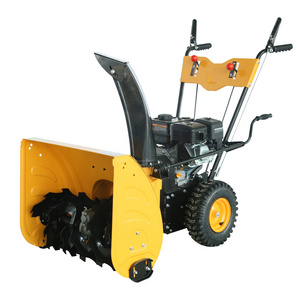 China High-efficiency Walk Behind Gasoline Type Snow Removal Machinery For Snow