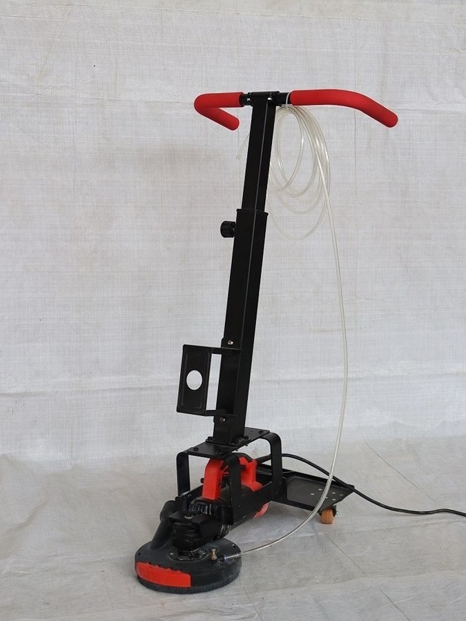 180MM Diameter Diamond Disk Concrete Grinder Floor Polishing Machine For Sale