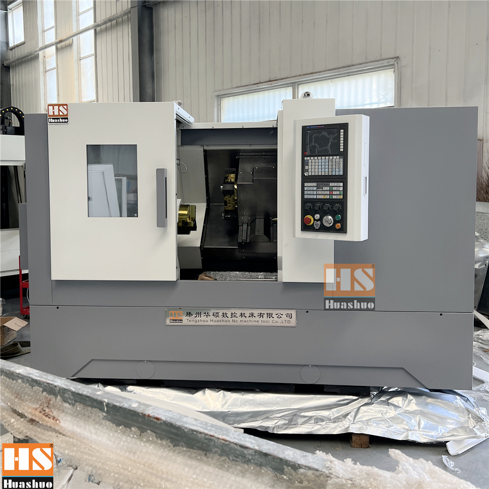 High rigidity TCK50 horizontal cnc lathe turning machine cnc lathe live tooling cnc Siemens lathe slant bed