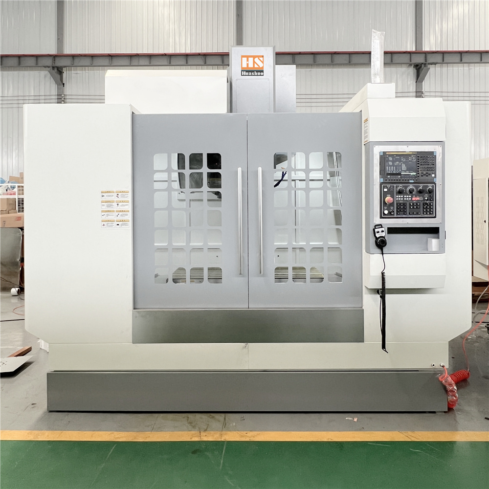 VMC1270 Vertical Machining Center Mitsubishi Controller CNC Automatic HIWIN Guide CNC Milling Machine with Chain Chip Conveyor