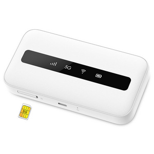 High speed Portable 5G mifis Wi-Fi Chipset QCA6391 H100 mini wifi router with SIM card slot