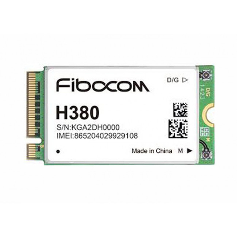 H380-GL M.2 module Adopt Intel platform supports GSM/GPRS/EDGE and UMTS/HSDPA/HSUPA/HSPA+ 3G module for global IoT