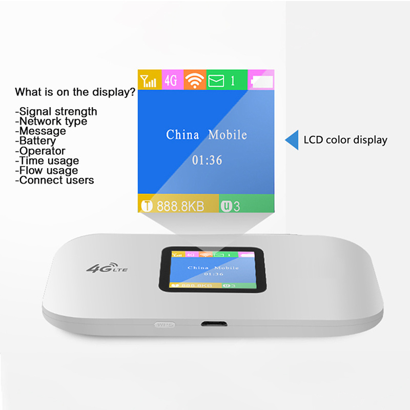 HUASIFEI 4g mini wifi router Global Travel 4G LTE Portable Hotspot MiFis 150Mbps 4G Mobile WiFi router with SIM Card Slot