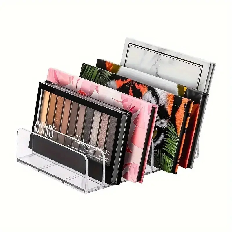 Clear cosmetics storage acrylic shelf dividers desktop drawer for makeup office