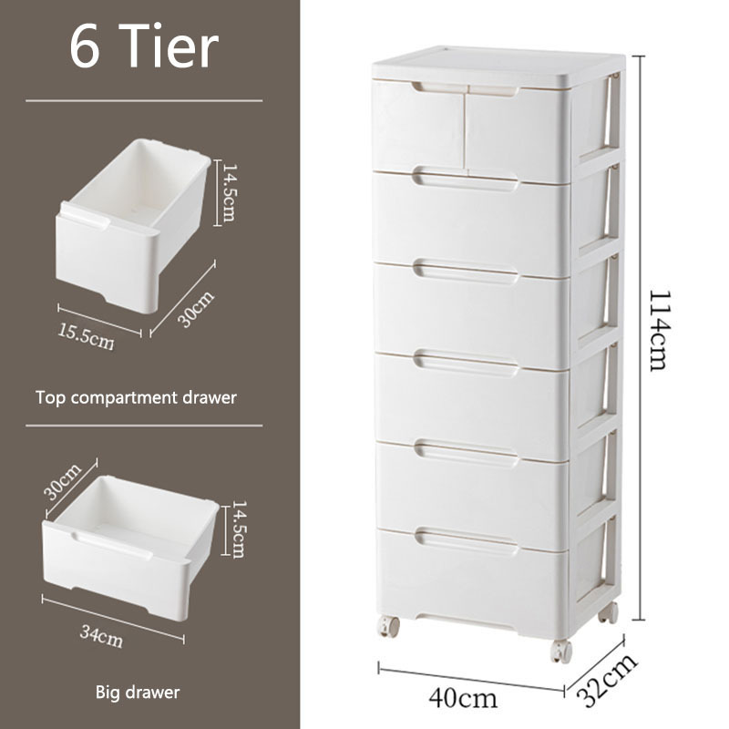 Portable closet organizer wardrobe clothes storage shelves storage bin with wheels