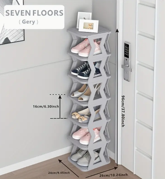 Multi-layer shoes storage rack organizer shoe shelf stand folding storage rack