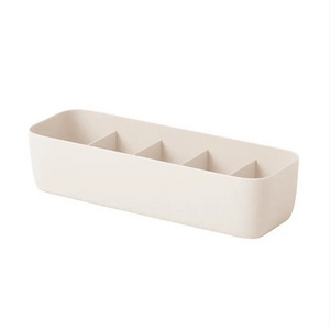 Compartment Socks Storage Box Plastic Underwear Storage Box Finishing Box Superimposed Storage for Clothessmall Drawer