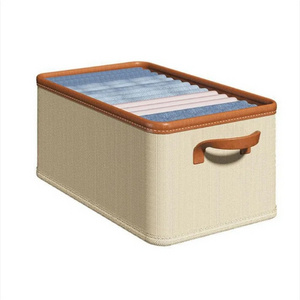 Storage box Fabric clothing storage box Clothing wardrobe Foldable pants Toy storage