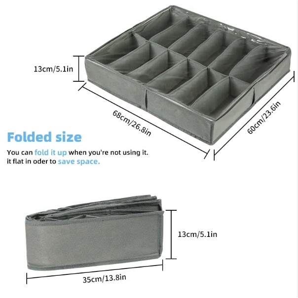 Hot Sale Under Bed Shoe Organizer Efficient Bin for Storing Shoes Space-saving shoe organizer