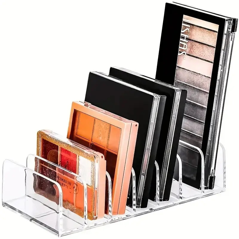 Clear cosmetics storage acrylic shelf dividers desktop drawer for makeup office