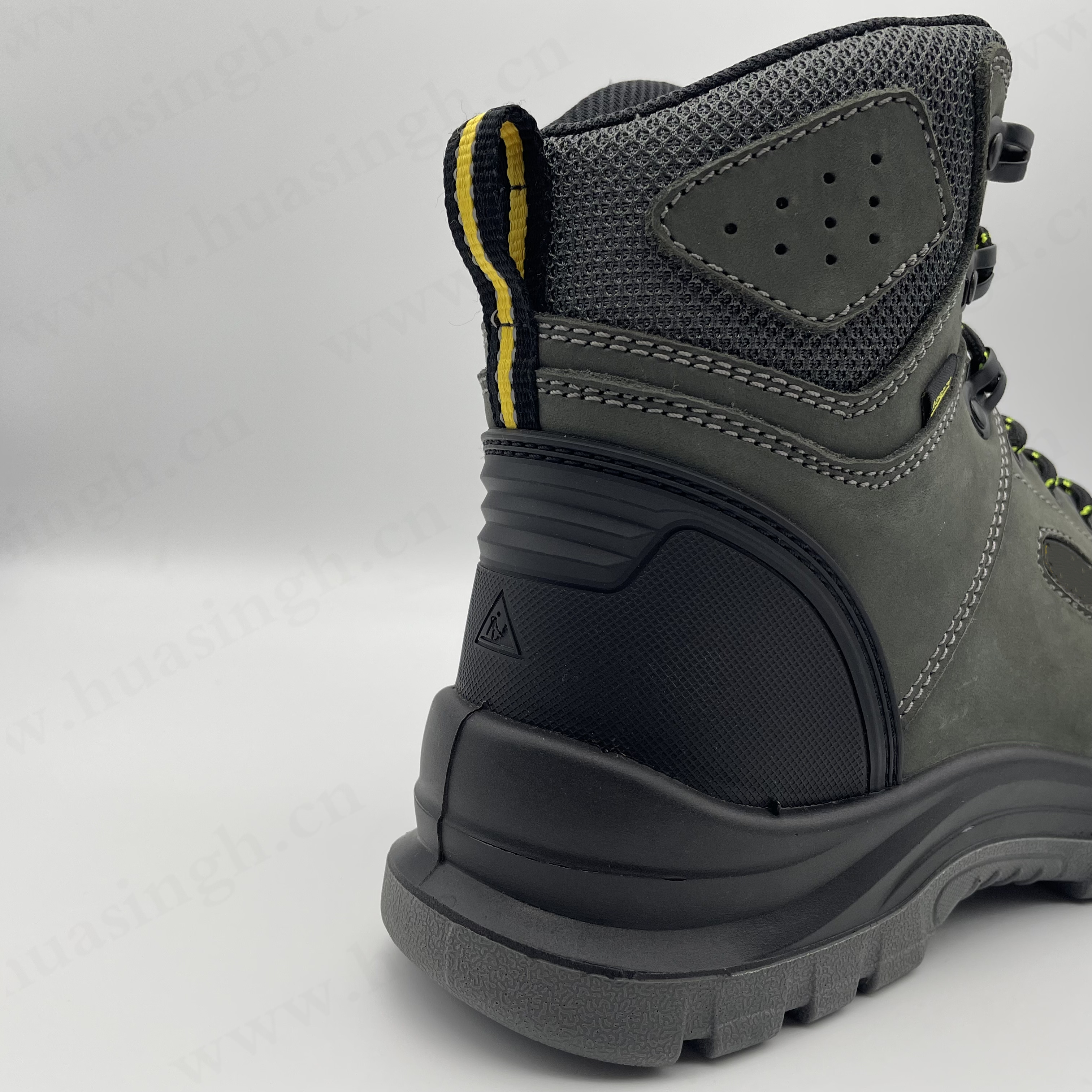 LXG,top-level nubuck leather+TPU upper strong safety boots mining line industrial support system design safety shoes HSB284