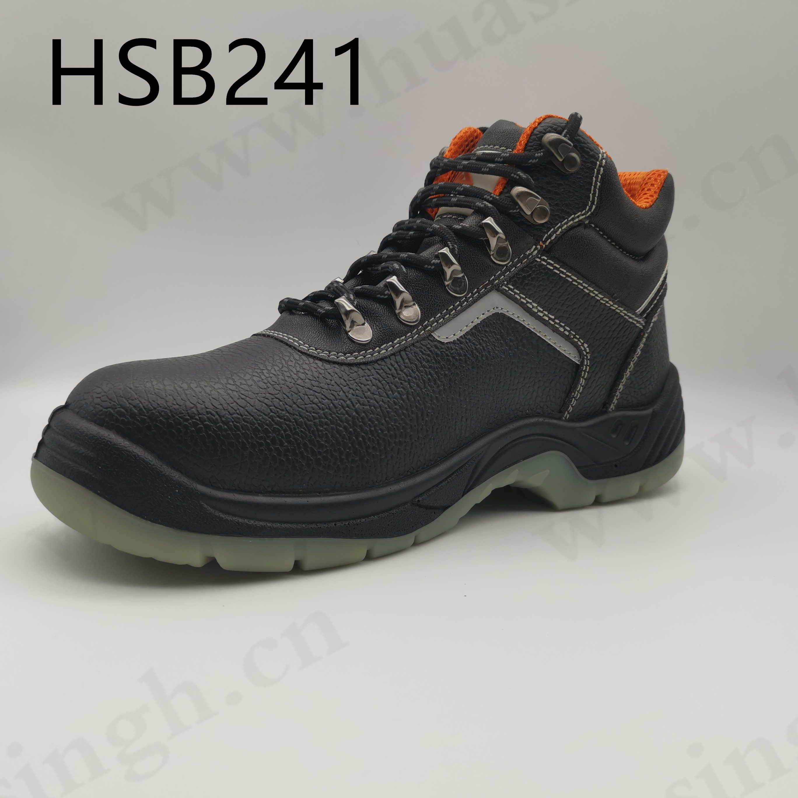 LXG,heavy industry steel toe insert puncture resistant safety shoes mechanical factory anti-acid safety boots HSB240