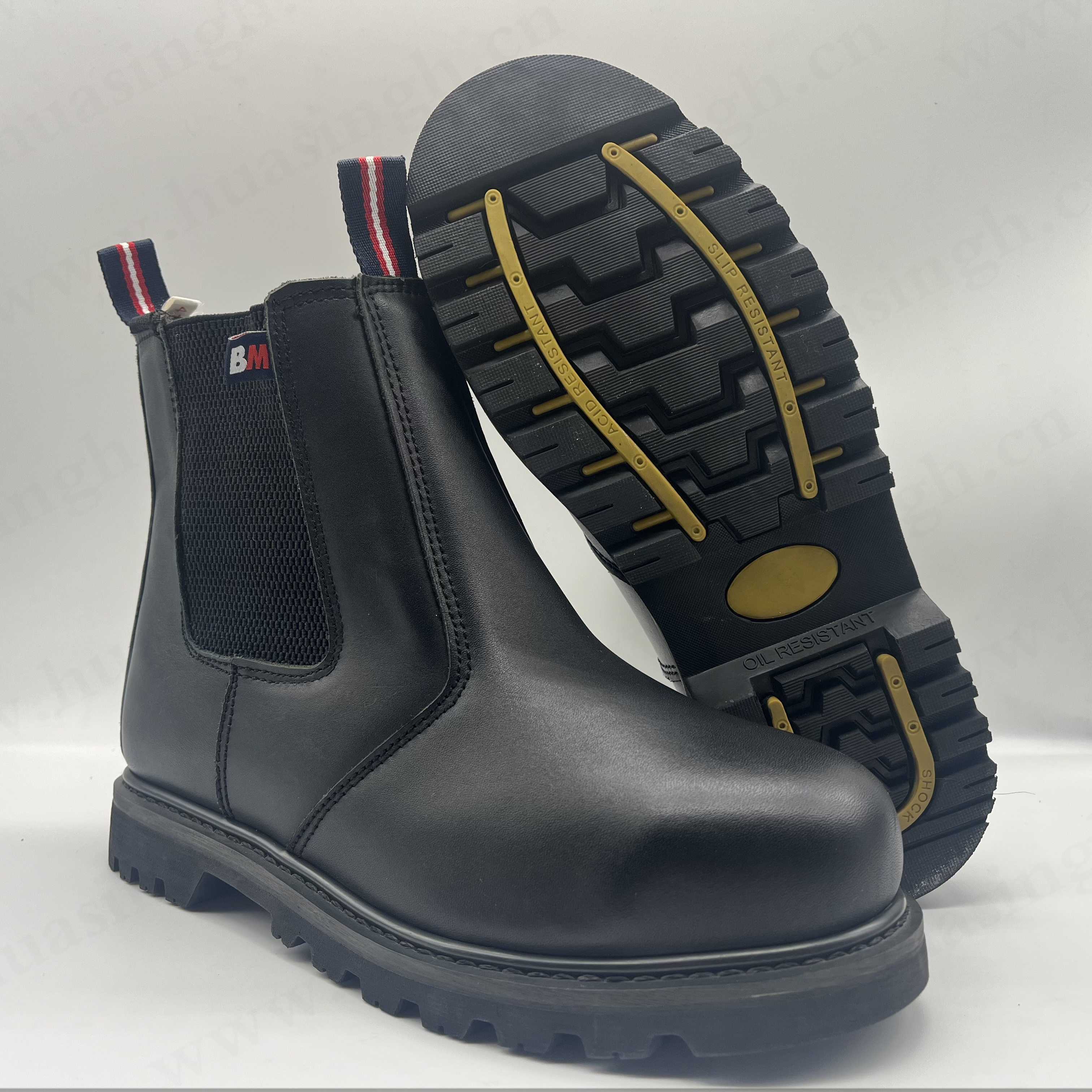 YWQ,hot selling Goodyear technology rubber outsole safety shoes  anti-smash durable boots popular in Northern Europe HSB017