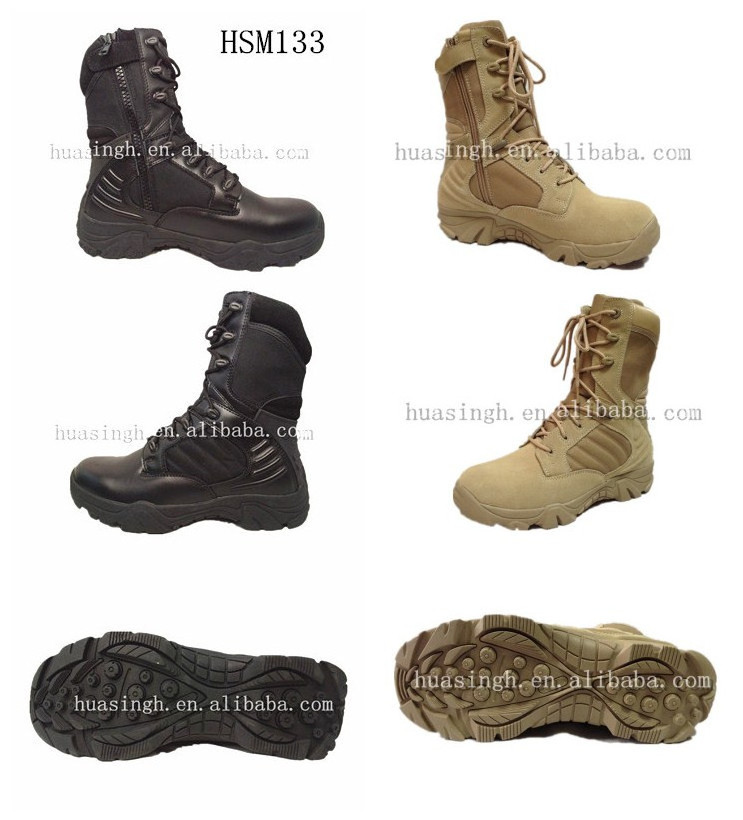 WCY, US market popular anti-abrasion rubber sole combat boots no marking defense Delta hiking boots HSM133