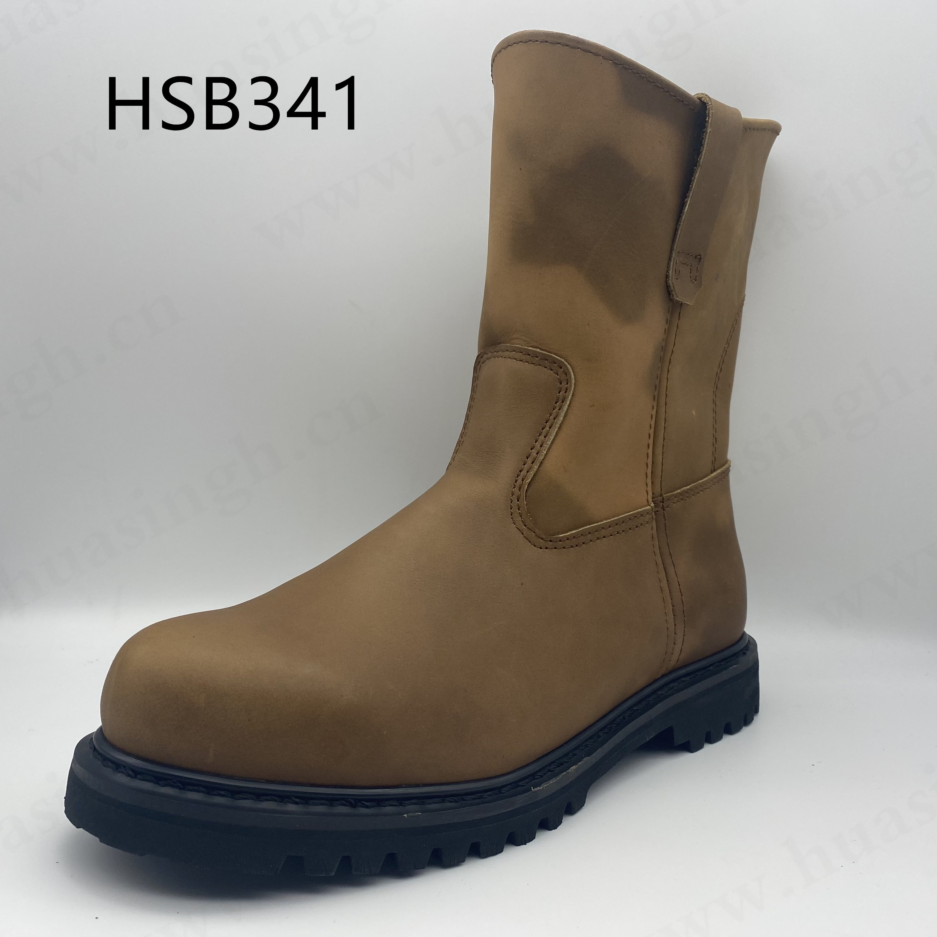 WCY,mining line puncture-proof goodyear rubber sole safety boots factory supply knee height long tube work security boots HSB341