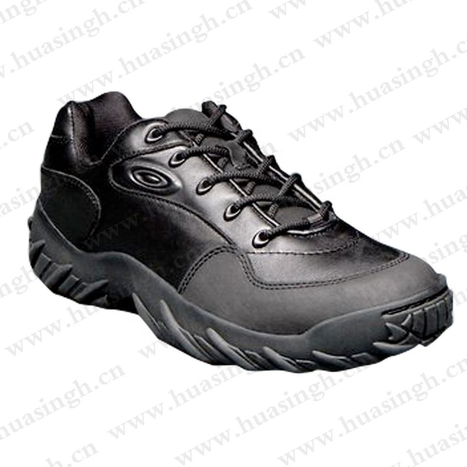 LXG,rapid response low-cut abrasion resistant black combat shoes anti-slip rubber outsole combat boots for sale HSM167