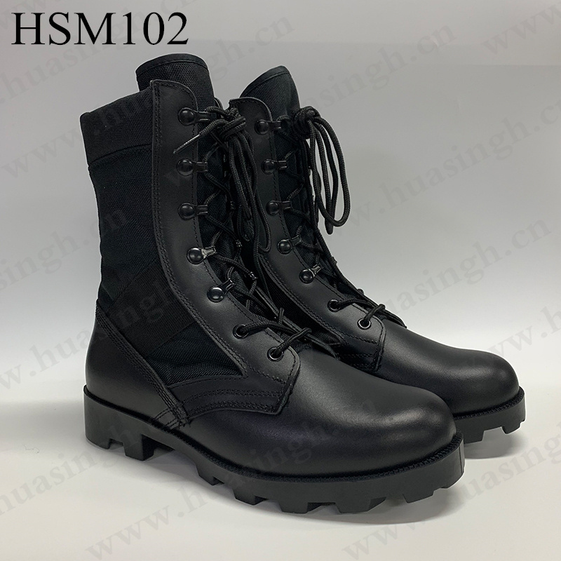 LXG,nylon style breathable ALTAMA black jungle boots with hard rubber outsole strong grip tactical boots HSM102