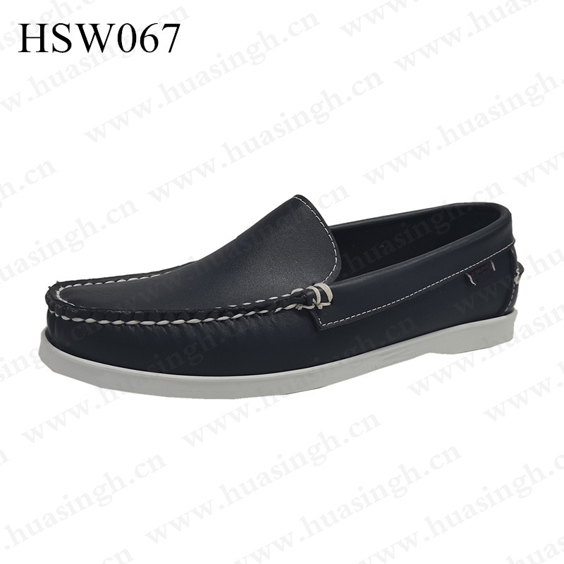 ZH,black/honey color full leather walking boat shoes anti-odor easy wear driver commuter penny shoes HSW067