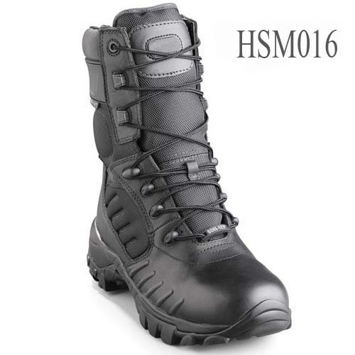 LXG, Russian market popular quality black leather tactical boots combat training boots for sale HSM016