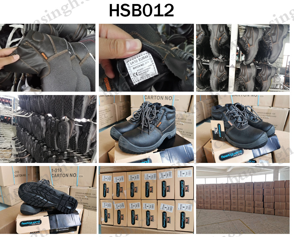 ZH,heavy casting industrial anti-puncture work safety shoes steel toe insert 38-47 black safety boots men HSB012