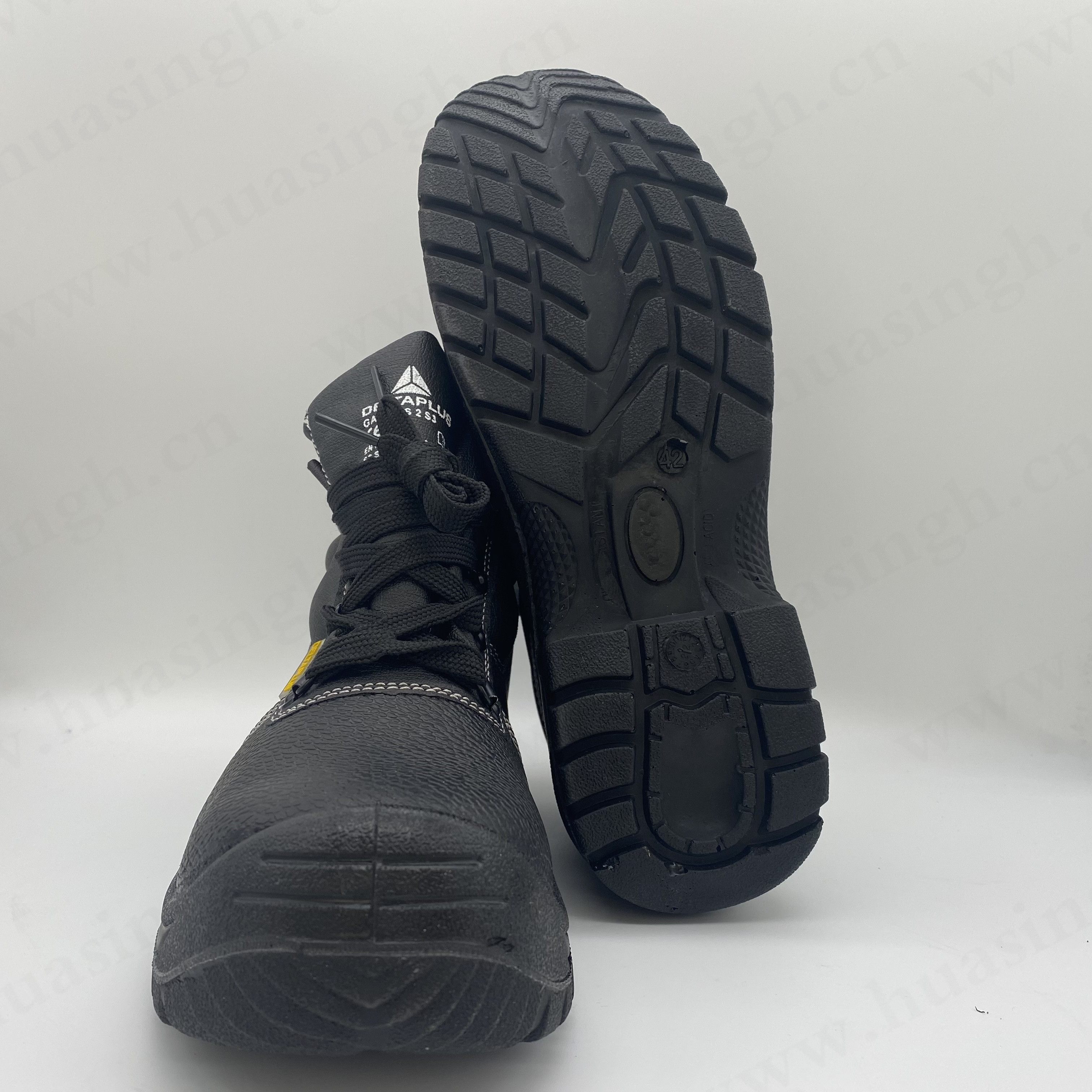 YWQ,factory wholesale steel toe insert anti-puncture safety shoes oil-proof dual density PU injection outsole work shoes HSB275