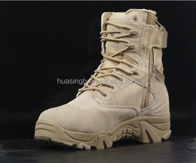 XC,Abroad original quality shock absorbed USMC suede leather delta tactical desert boots HSM133