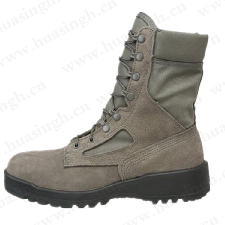 WCY, popular hot weather anti-slip coyote Belleville boots 8 inch waterproof desert storm combat tactical boots HSM056