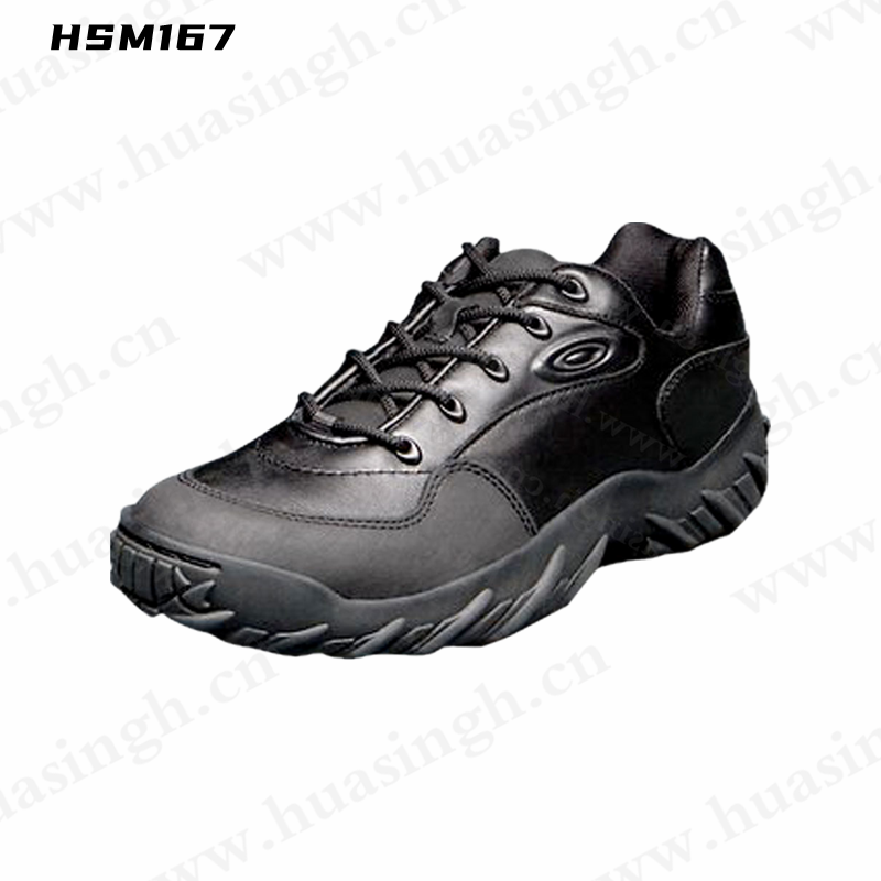 LXG,rapid response low-cut abrasion resistant black combat shoes anti-slip rubber outsole combat boots for sale HSM167