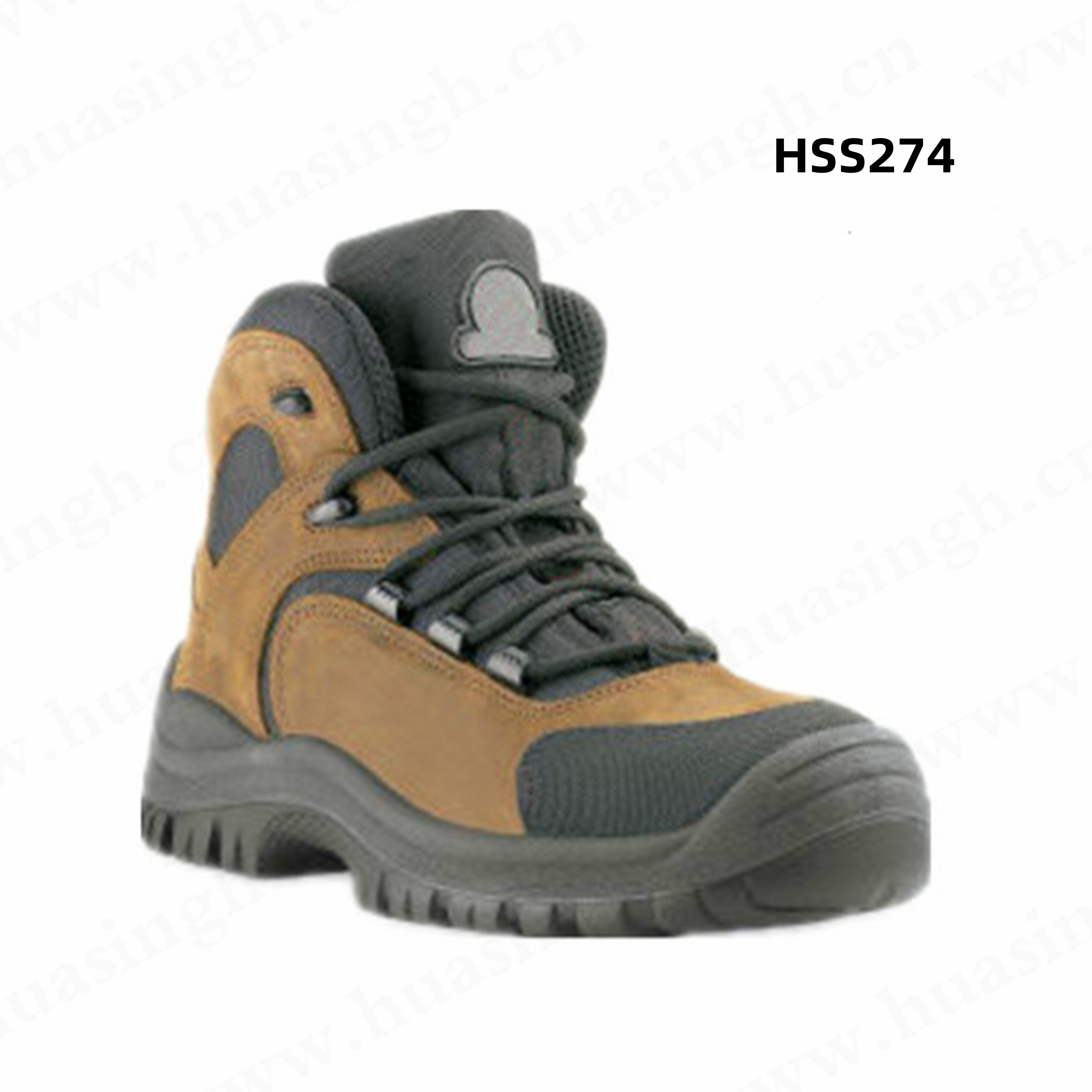 ZH,travel trekking suede leather steel toe insert outdoor hiking boots durable PU/PU outsole impact-proof safety boots HSS274