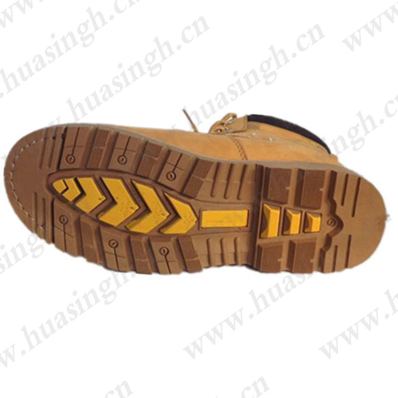 YYN,honey leather USA and Europe favored Goodyear welt rubber sole worker security boots in factory HSB217