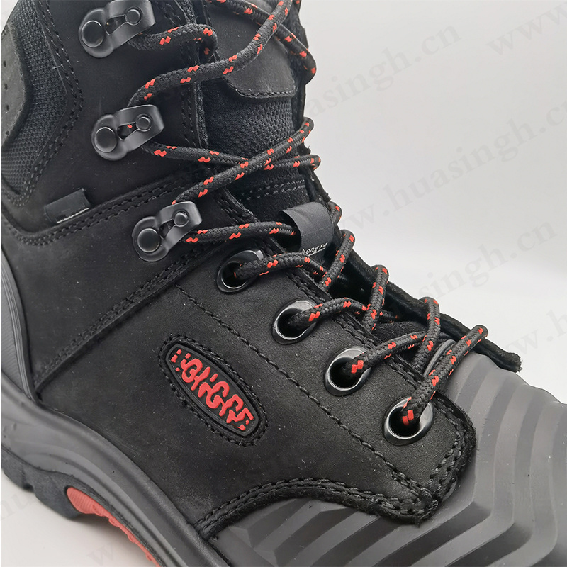 YWQ,CE authentication fiberglass toe insert safety shoes acid&alkali resistant work boots for men HSB285