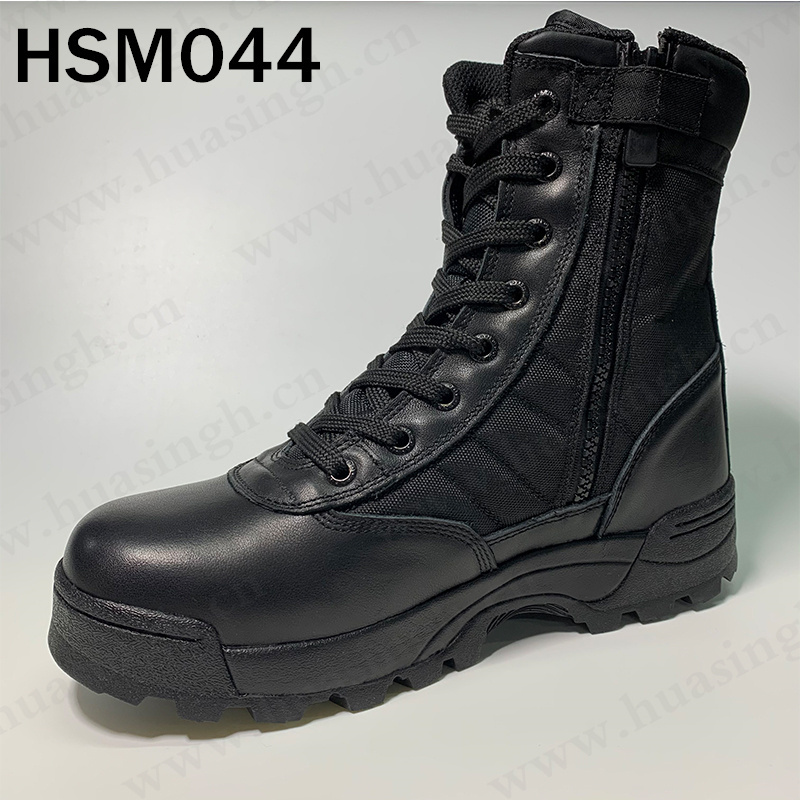 XC, Anti-shock EVA+rubber sole USMC training combat boots 6 inch black strong style men uniform boots HSM044