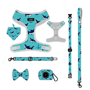 Adjustable Dog Chest Harness Custom Pattern OEM Personalized High Quality Harness for Small Dogs