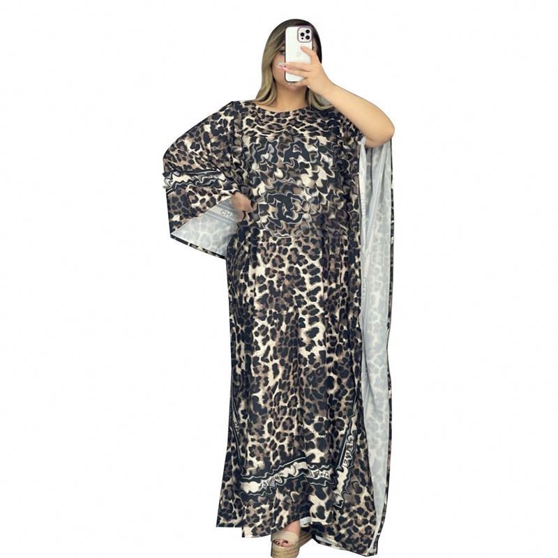 Designer clothes famous brands Casual Printed long sleeve maxi dress ladies luxury clothes for women wholesale dresses