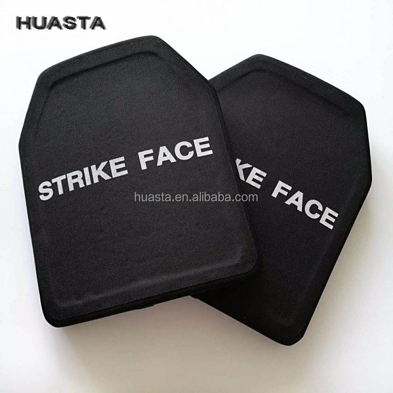 HUASTA Protection Hard Safety Plate III IV Alumina Silicon Carbide Ceramic Pe 3 4 Strike Face Weight Board