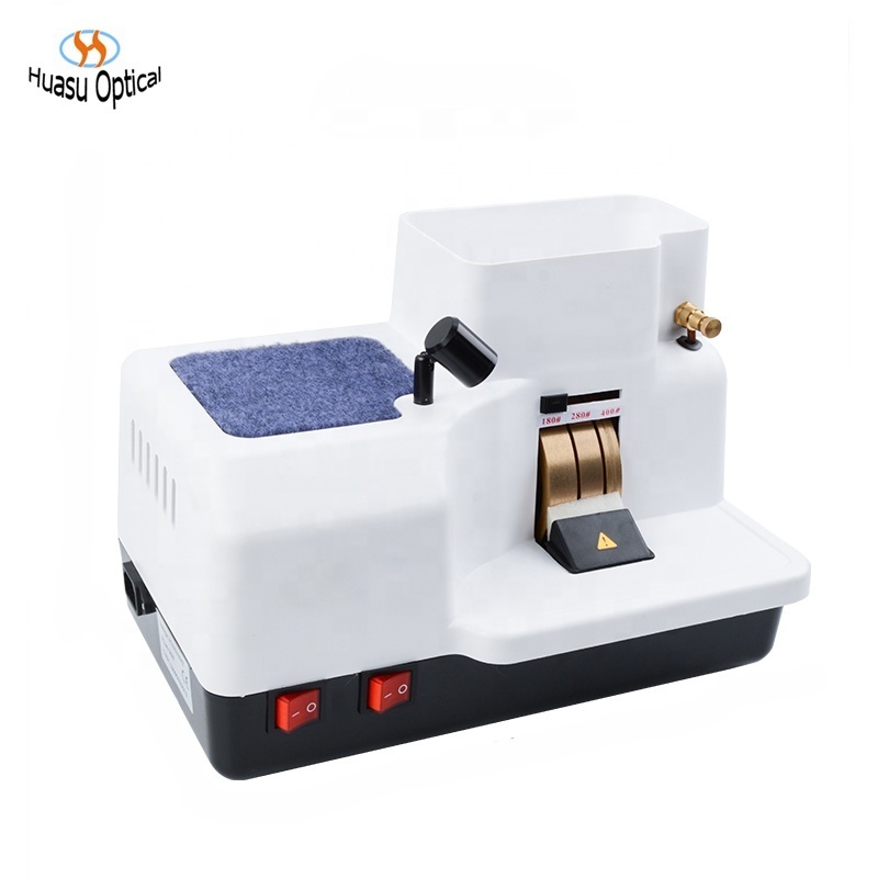 China optical manual lens edger hand lens cutting grinder machine with 3 wheels CP-6A