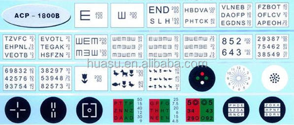 China ophthalmic automatical charts projector optical eye charts projector Vision Chart Projector hot sale