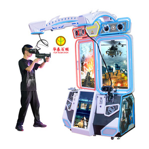 Earn Money Interactive VR Shooting Simulator 2 Players Gun Virtual Reality Room Arcade Game Machine Station Coin Operated Games