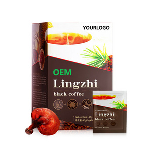 OEM Lingzhi Black Coffee Reishi Black Coffee Solid Drink Fresh Premium Reishi Mushrooms