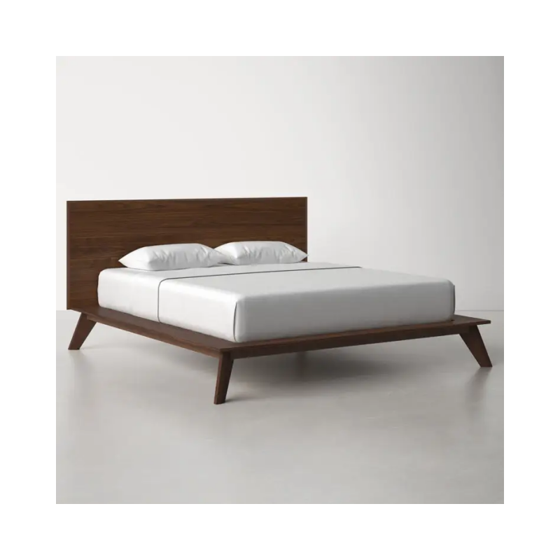 Buy Hotel Furniture Online Five Star Hotel Mediterreanan Style Solid Walnut Wooden King Size Bed